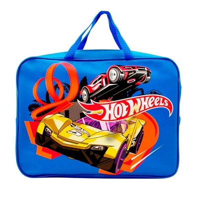 88612 Папка-сумка "Hot Wheels", с ручками, формат А4, текстильная 1213815990