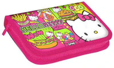 75924 Пенал корпусный Hello Kitty, размер: 19*11 см, на молнии, полиэстер 210 ден 13837957