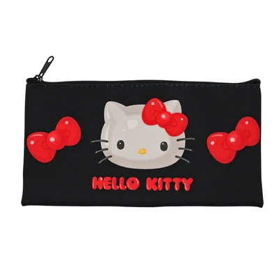 78100 Пенал плоский Hello Kitty, размер: 20,5*10,8 см, на молнии, полиэстер 210 ден 265211655