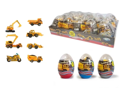 87671 Игрушка сюрприз в яйце Спецтехника 1614563131