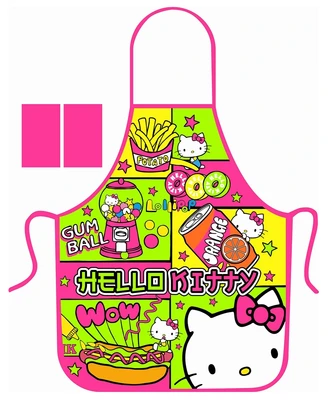 76070 Фартук для труда Hello Kitty, без карманов, размер 535*445, с нарукавниками 1710636951