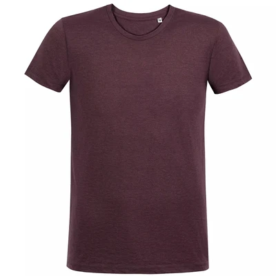 Футболка мужская Regent Fit 150, бордовый меланж 933134180
