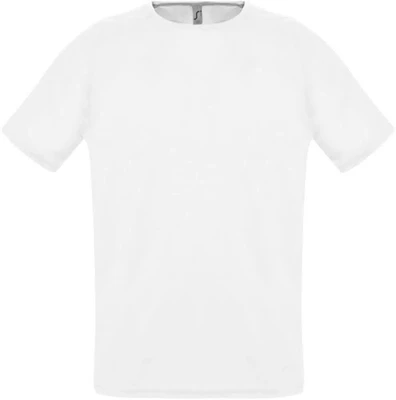 Футболка унисекс Sporty 140, белая 1364384233