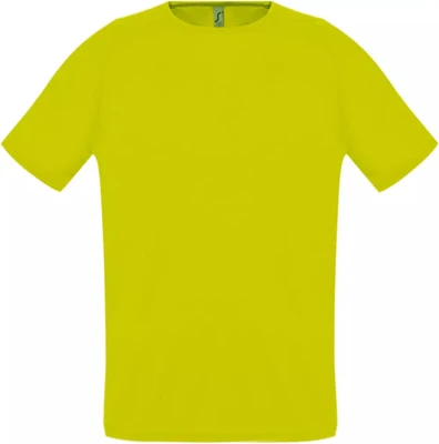 Футболка унисекс Sporty 140, желтый неон 469733246