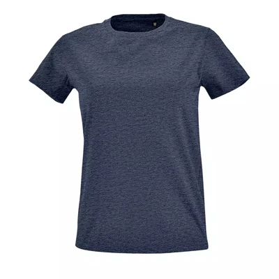 Футболка женская Imperial Fit Women, синий меланж 1728948064