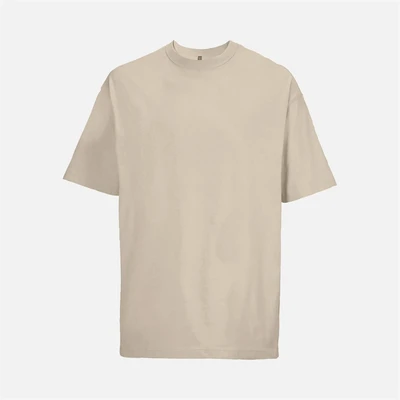 Футболка оверсайз мужская Boxy Men, бежевая (льняная) 38284268