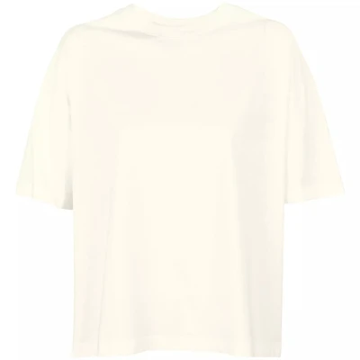 Футболка оверсайз женская Boxy Women, молочно-белая 192395075