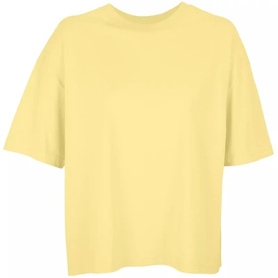 Футболка оверсайз женская Boxy Women, светло-желтая 1146054236
