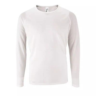 Футболка с длинным рукавом Sporty LSL Men, белая 973657929