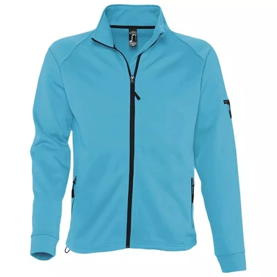 Куртка флисовая мужская New Look Men 250, бирюзовая 1475303855