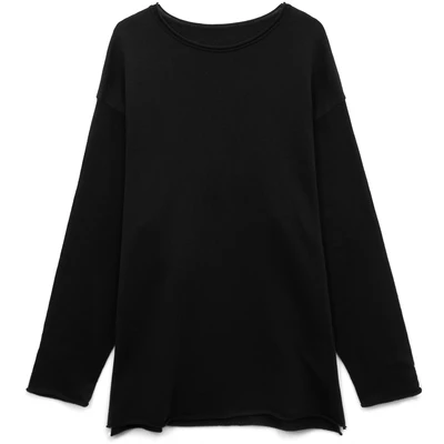 Лонгслив унисекс Siluetti Fuori, черный 1715730759