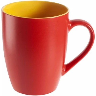 Кружка Bright Tulip, матовая, красная с желтым 162833936