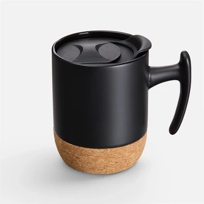 Кружка Corky Grip, черная 1523390875