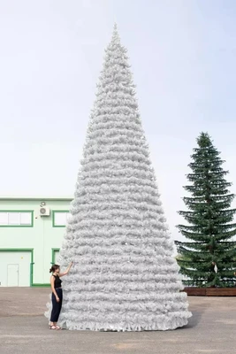 Green Trees Уличная Ель Испанская Белая 4.0 м. хвоя пленка - КЕИБ-4П 204828289