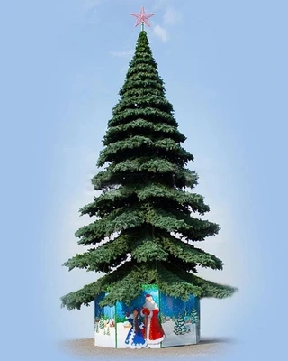 Green Trees Высотная Уличная Ель Таежная премиум 11.0 м. хвоя пленка - ЕТП-1100П 1322752676