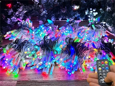 Гирлянда нить уличная 80м. 800 диодов SMART RGB, пульт, белый каучук - N80-100521B IP65 CEIMAR 1109775549