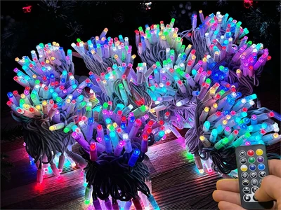Гирлянда нить уличная 100м. 1000 диодов SMART RGB, пульт, белый каучук - N100-100521B IP65 CEIMAR 1272668500