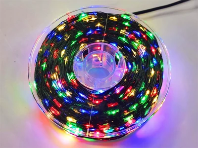 Гирлянда нить Роса 50м. 500 диодов мульти, зеленый провод - A2-500 LEON LED (LIGHT) 1127530392