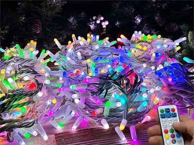 Гирлянда нить уличная 60м. 600 диодов SMART RGB, пульт, белый каучук, 24V - N60-205-720 SM IP65 CEIMAR 450878529