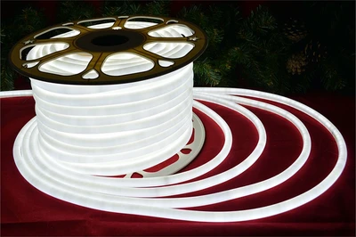 Гибкий Неон светодиодный 16 мм., 50м., белый, круглый 360°, 7200 Led - 6802w LEON LED (LIGHT) 699350418