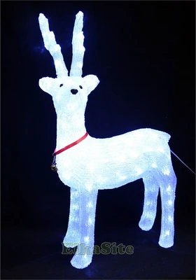 Светящийся Олень 80см., акриловый, холодные белые LED огни - 80-96-8W CEIMAR 725971949