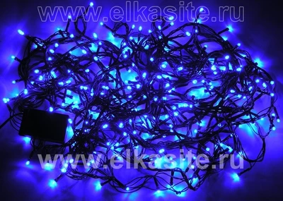 Гирлянда нить 14м. 240 синих диодов, черный пвх - 240L-BL-BK Winner Light 1297273836