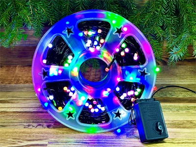 Гирлянда нить 50.0м. 240 диодов мульти, контроллер, черный пвх - CMR-60240RGB CEIMAR 1425296262