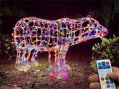 Медведь светодиодный уличный 90x157x48 см. Хамелеон SMART RGB 24V - 18258 ЕлкаСайт 30280185
