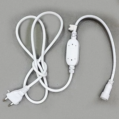 Шнур питания белый для гирлянд IP-44 - 12899 678795666