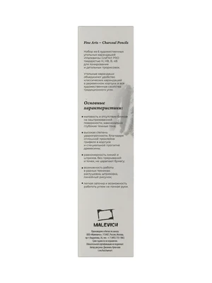 Набор угольных карандашей Малевичъ Graf'Art PRO, 6 шт 1480109230