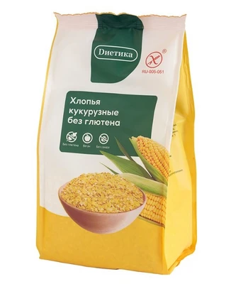 Хлопья кукурузные “Диетика” 300г 21009