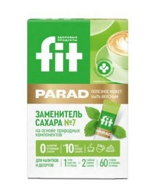 ФитПарад № 7 – 60г эритритол 60шт САШЕ 16130