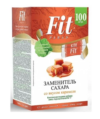 ФитПарад № 17 карамель (стики 100шт) 50г 18611