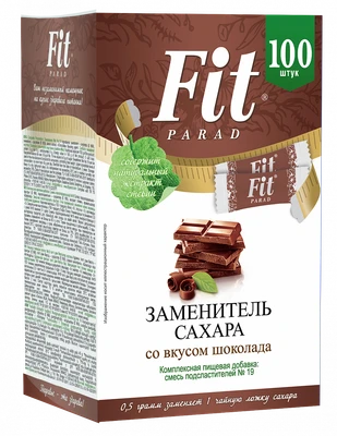 ФитПарад № 19 Шоколад (стики 100шт) 50г 18619
