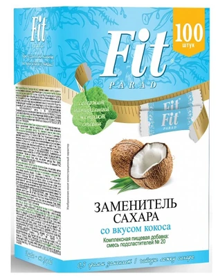 ФитПарад № 20 Кокос (стики 100шт) 50г 19200