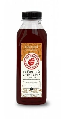 Эликсир таёжный с чагой, пэт 500мл 19703