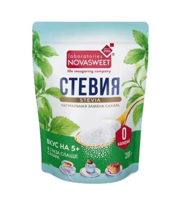 Сахарозаменитель стевия Novasweet 200г 18476