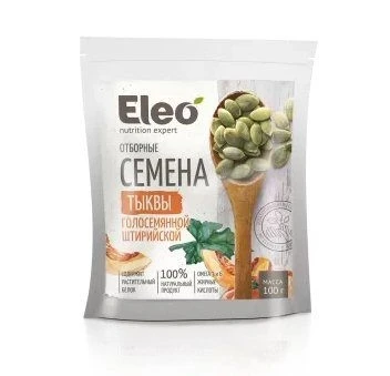 Тыквы семена, Eleo 100г 21354