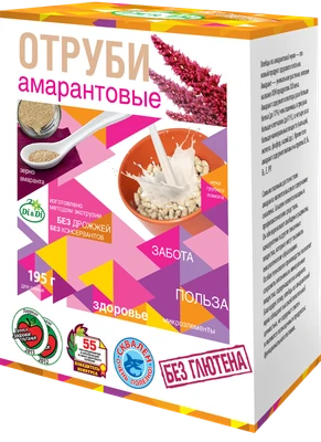Отруби амарантовые 250г 12602