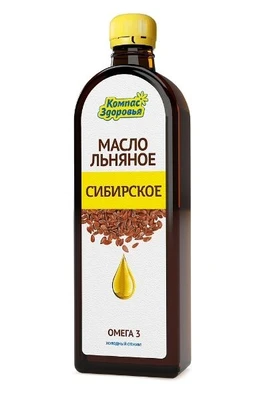 Масло льняное “Сибирское” 500мл 8875