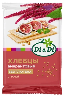 Хлебцы амарантовые c гречей 100г 14313