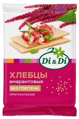 Хлебцы амарантовые без глютена 100г 14391