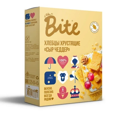 Хлебцы кукурузно-рисовые хрустящие, сыр чеддер 100г 21431