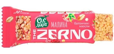 Батончик мюсли Ол`Лайт Zerno Малина 35г 21079
