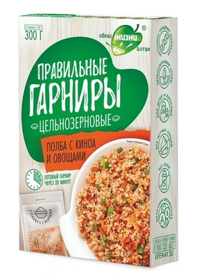 Полба с киноа и овощами 300г 19565