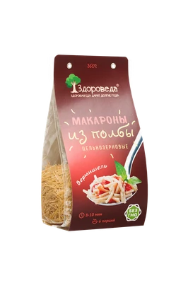 Макароны полбяные “Вермишель” ц/з 350г 16469