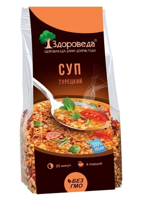 Суп Турецкий с булгуром и красной чечевицей 250г 16475