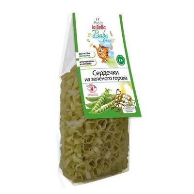 Макароны Сердечки из гороха 250г 20956