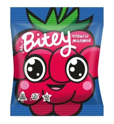 Мармелад Bitey “Чувисы” Малина 20г 19529
