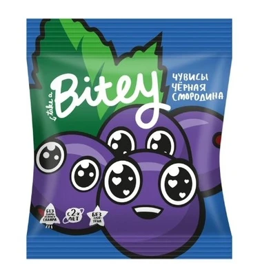 Мармелад Bitey “Чувисы” Черная смородина 20г 19530